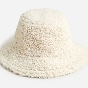 Shearling bucket hat J. Crew NWT